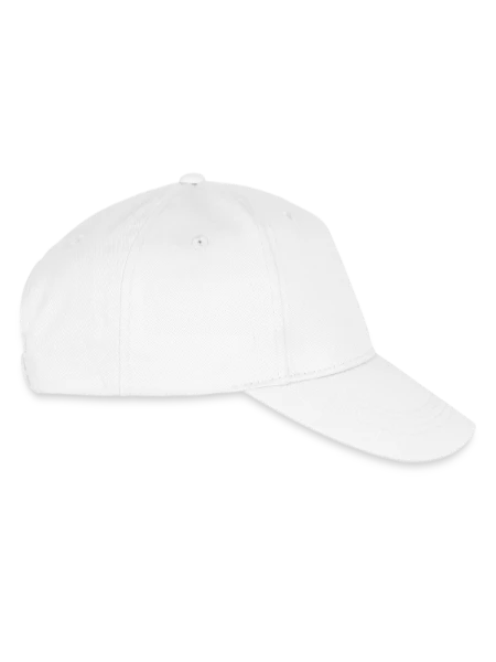Organic Kids’ Baseball Cap - white - Right