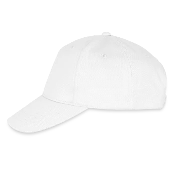Casquette de baseball bio Enfant - blanc - Gauche