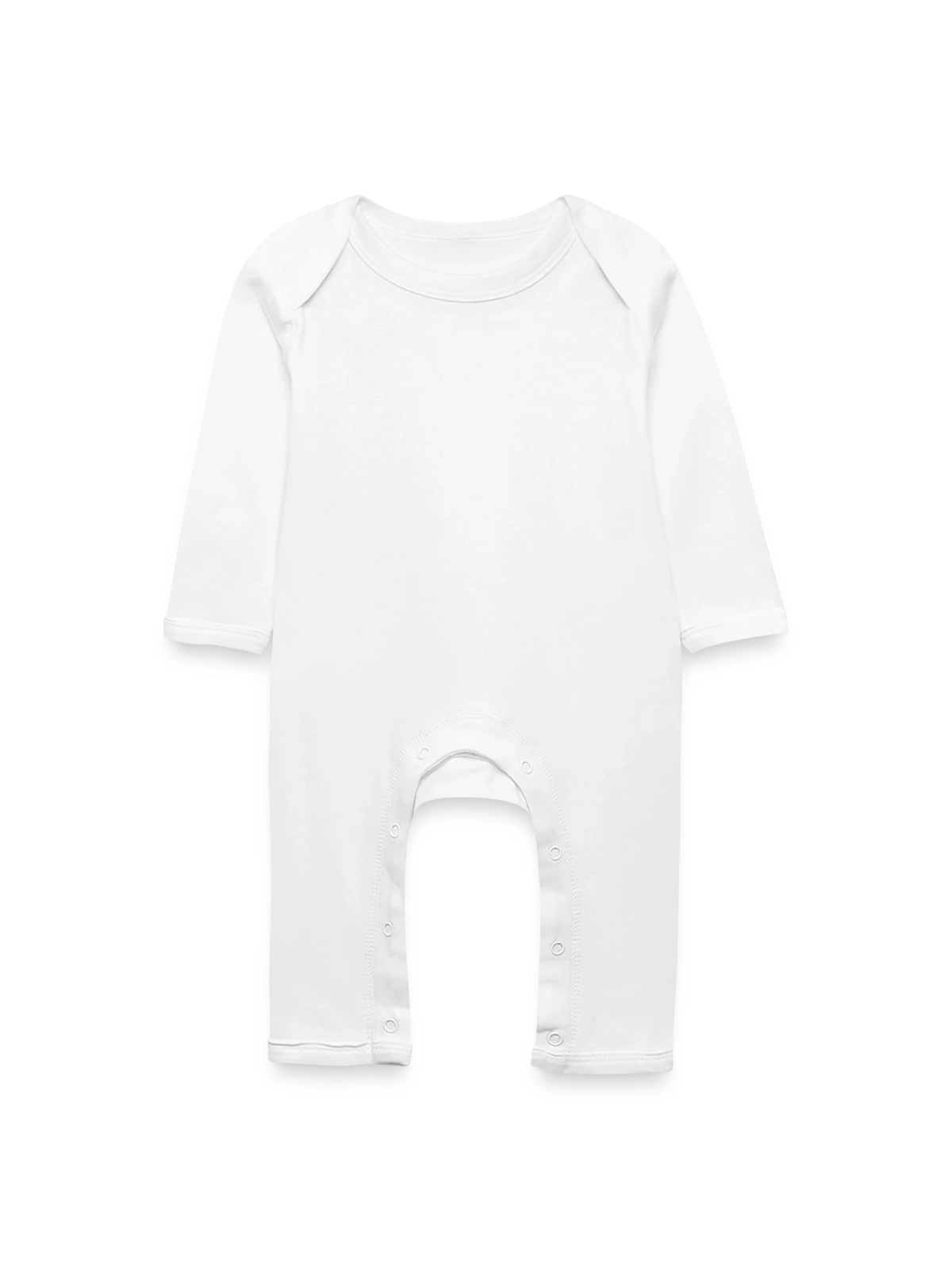 Baby Organic Romper - white - Front