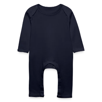 Baby Organic Romper - navy - Front