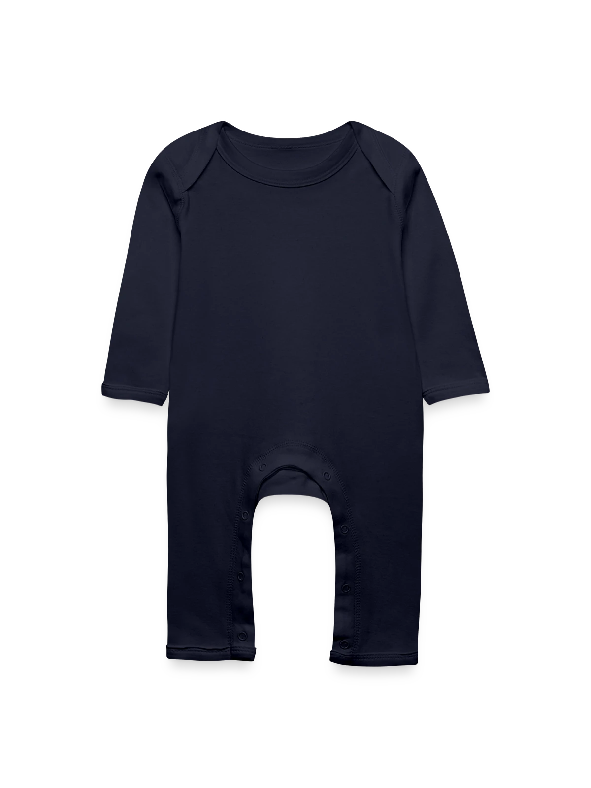 Baby Organic Romper - navy - Front