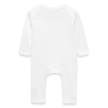Grenouillère bio Bébé - blanc - Dos