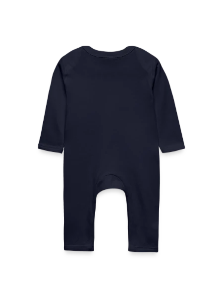Baby Organic Romper - navy - Back