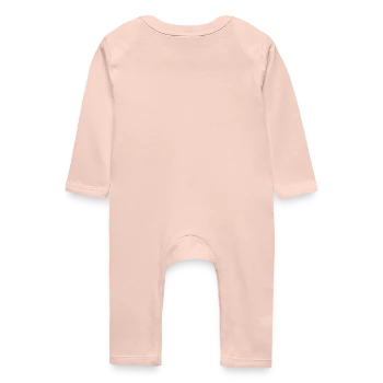 Grenouillère bio Bébé - rose cristal - Dos