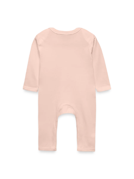 Baby Organic Romper - crystal pink - Back
