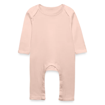 Grenouillère bio Bébé - rose cristal