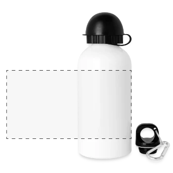Panoramic Thermal Bottle with Lid 500 ml - white - Front