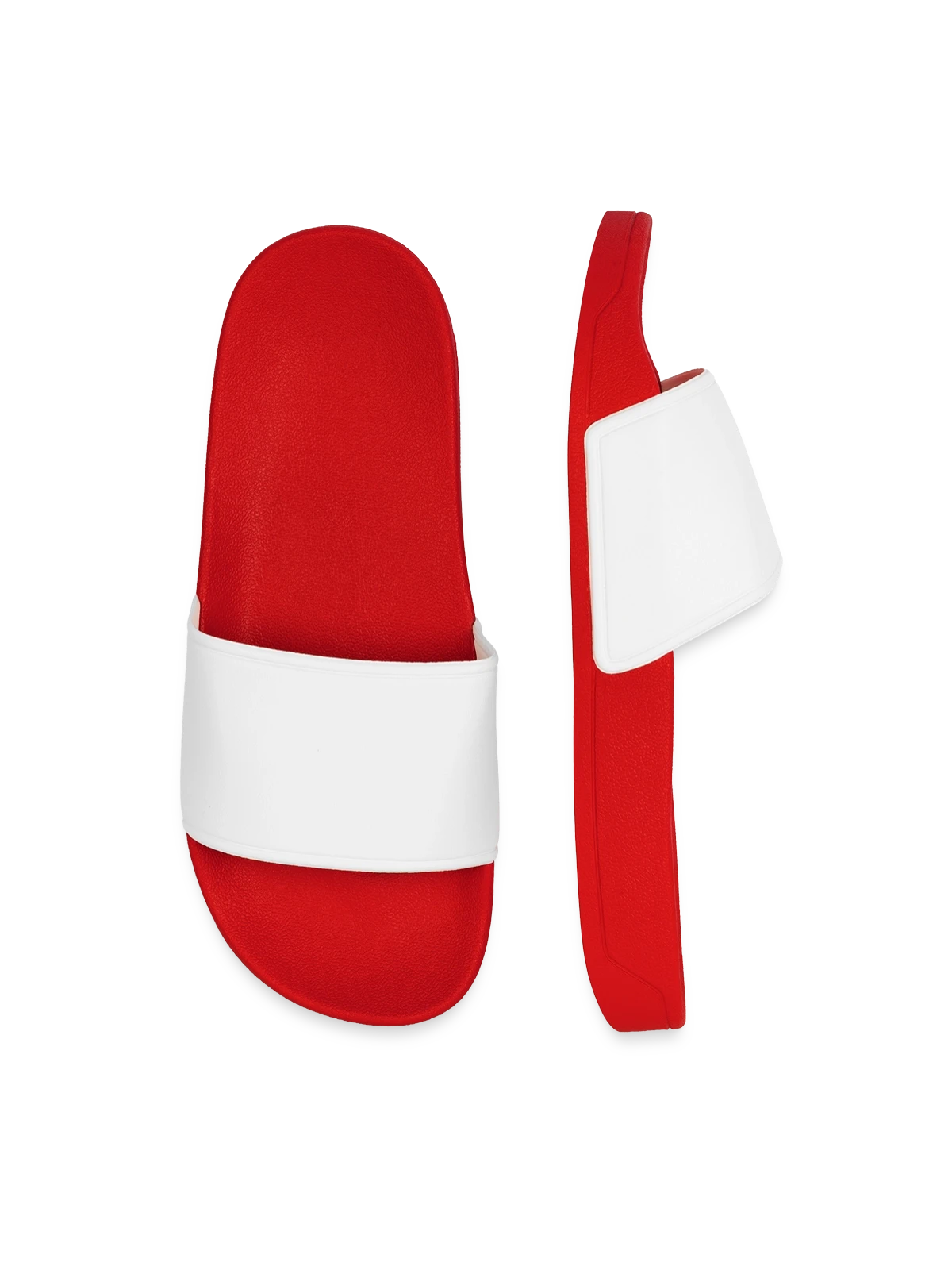 Men’s Pool Sliders - red - Front