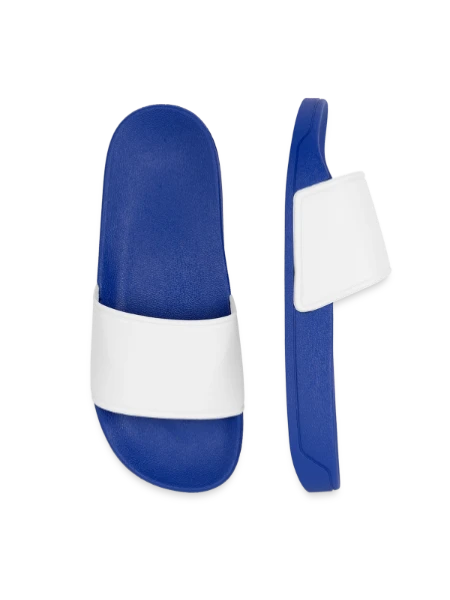 Women’s Pool Sliders - royal blue - Front
