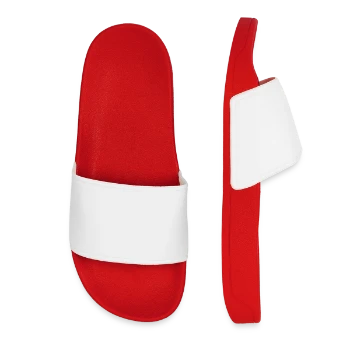 Women’s Pool Sliders - red - Front