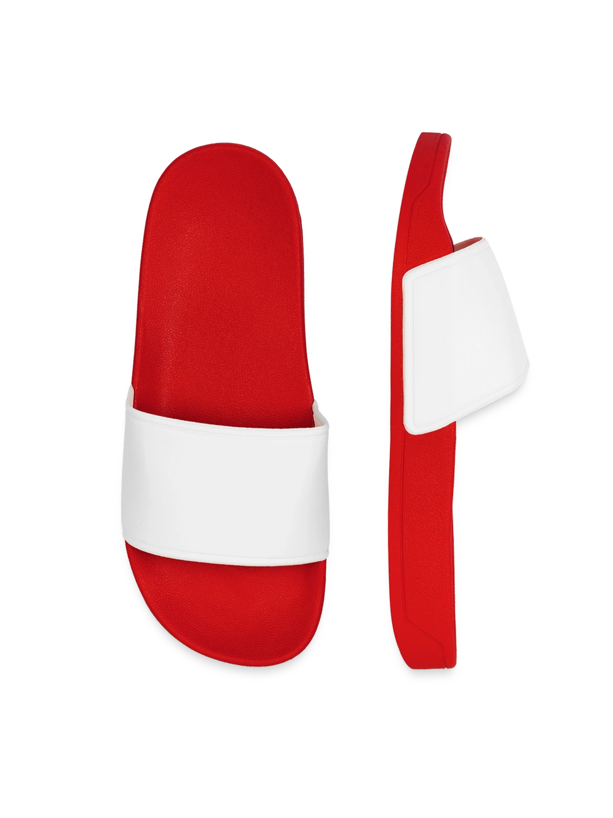 Women’s Pool Sliders - red - Front