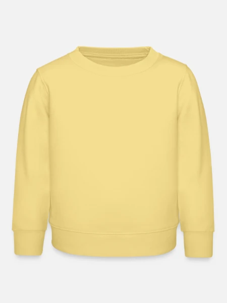 Sweat enfant bio Stanley/Stella - jaune viva  - Devant