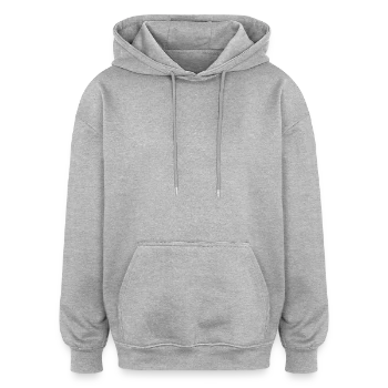 Oversized Unisex Hoodie - heather grey - Noah (186cm)
