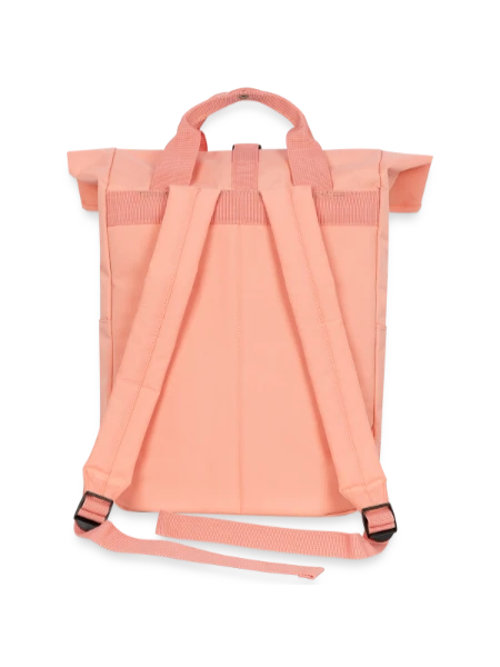 Rolltop Rucksack mit zwei Griffen - Chintzrosa - Hinten