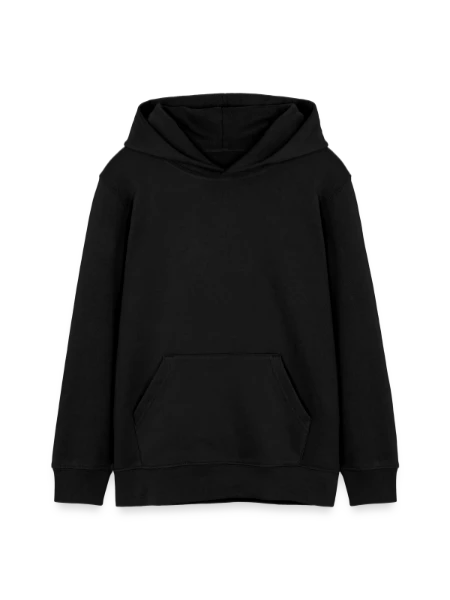 Teens Organic Hoodie by Stanley/Stella - black - Front