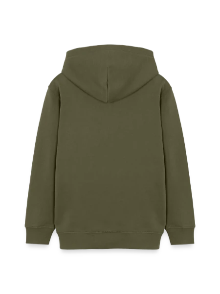 Sweat à capuche ado bio Stanley/Stella - kaki - Dos