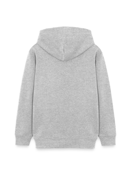 Sweat à capuche ado bio Stanley/Stella - gris chiné - Dos