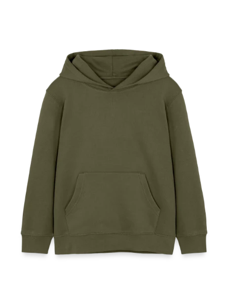 Kinder Organic Hoodie Mini Cruiser von Stanley/Stella - Khaki - Vorne
