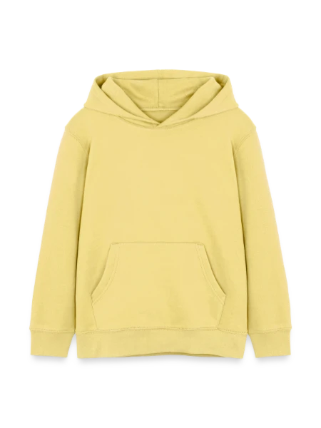 Kids Organic Hoodie by Stanley/Stella - viva yellow  - Front