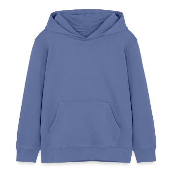 Kids Organic Hoodie by Stanley/Stella - bright blue - Front - AI Model Kid Male (0cm)