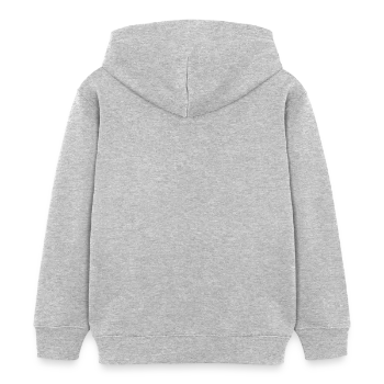 Sweat à capuche enfant bio Stanley/Stella - gris chiné - Dos - AI Model Kid Female (0cm)