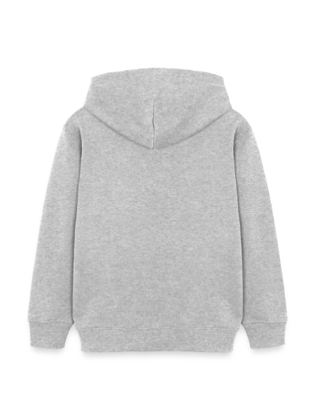 Sweat à capuche enfant bio Stanley/Stella - gris chiné - Dos