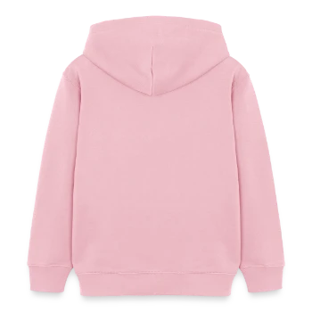 Kinder hoodie biologisch Stanley/Stella - lichtroze - Achter - AI Model Kid Female (0cm)