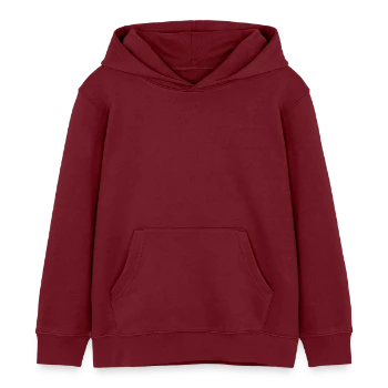 Kinder hoodie biologisch Stanley/Stella - bourgognerood