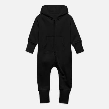 Tutina con cappuccio felpata ecologica per neonato