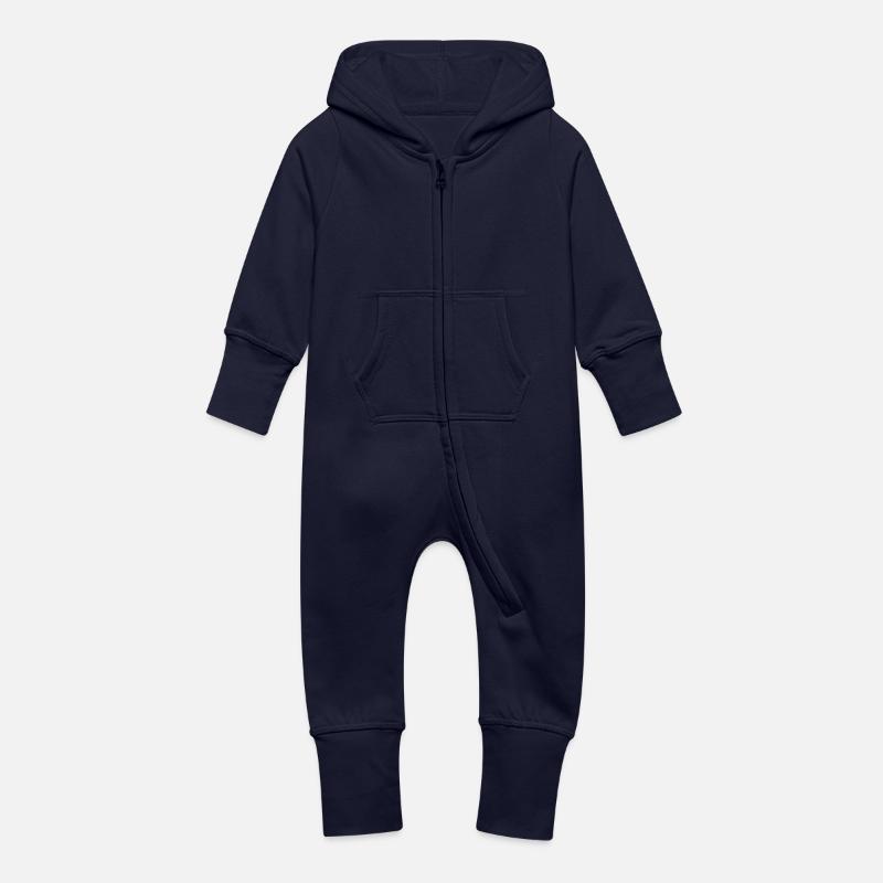 Tutina con cappuccio felpata ecologica per neonato