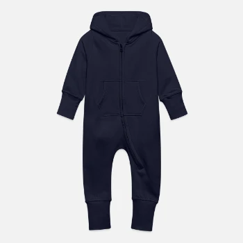 Tutina con cappuccio felpata ecologica per neonato