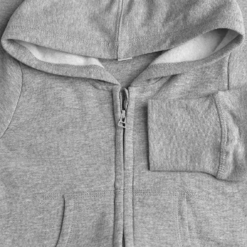 Grenouillère à capuche bio en molleton Bébé