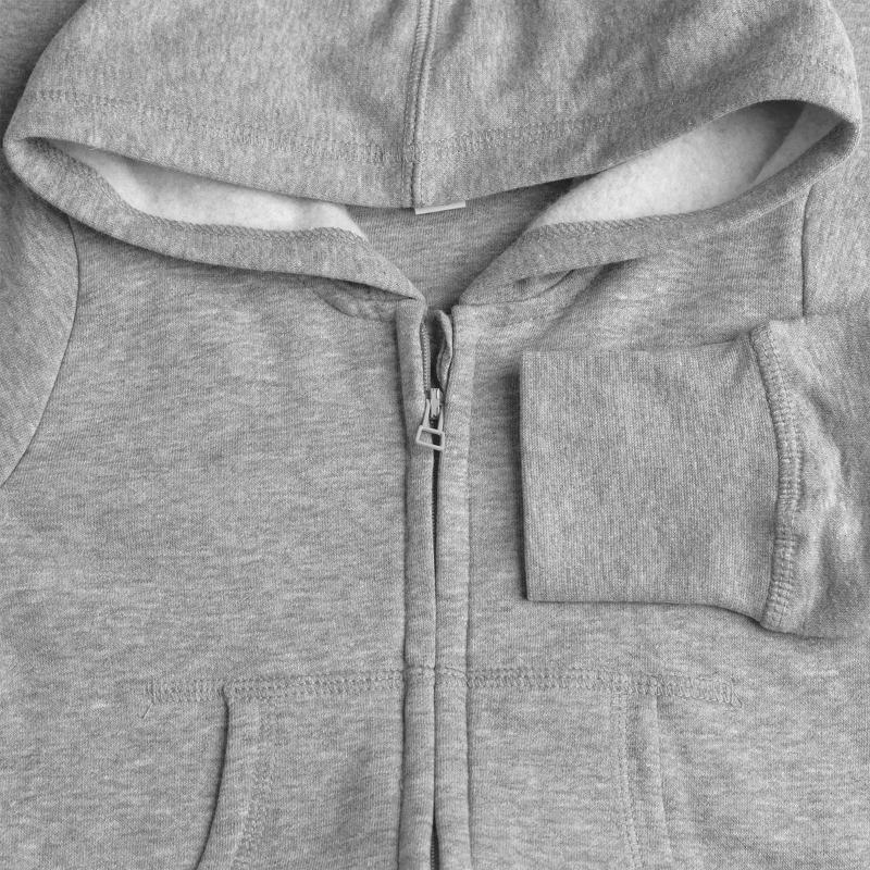 Grenouillère à capuche bio en molleton Bébé