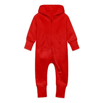Tutina con cappuccio felpata ecologica per neonato