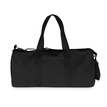 Recycled Canvas Sports Bag by Stanley/Stella - black - Front