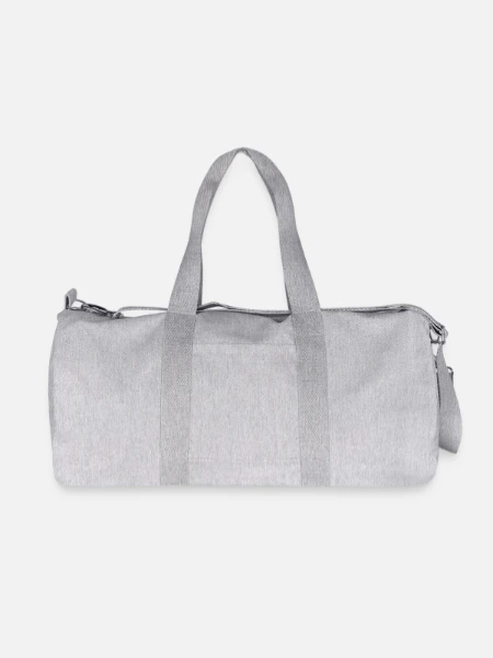 Recycelte Canvas-Sporttasche von Stanley/Stella - Grau meliert - Vorne