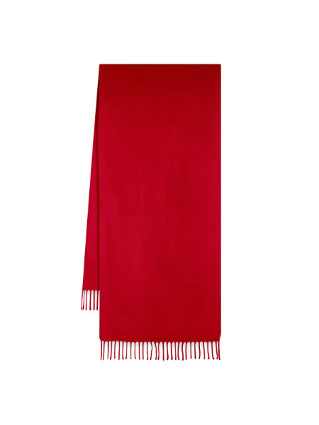 Oversized Schal - klassisch Rot - Rechts