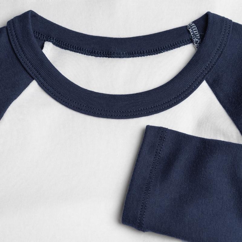 Women's Cropped 3/4 Sleeve Baseball T-Shirt