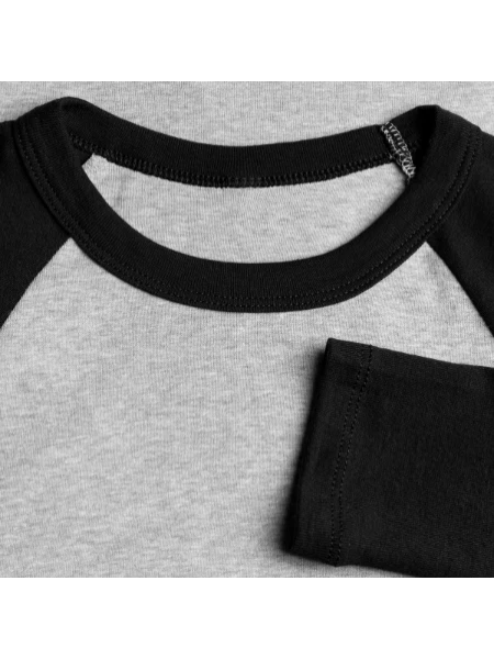 Vrouwen Cropped Baseball T-shirt met 3/4 Mouwen