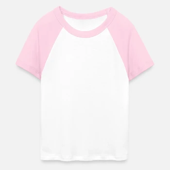 T-shirt Crop Top de Baseball Femme