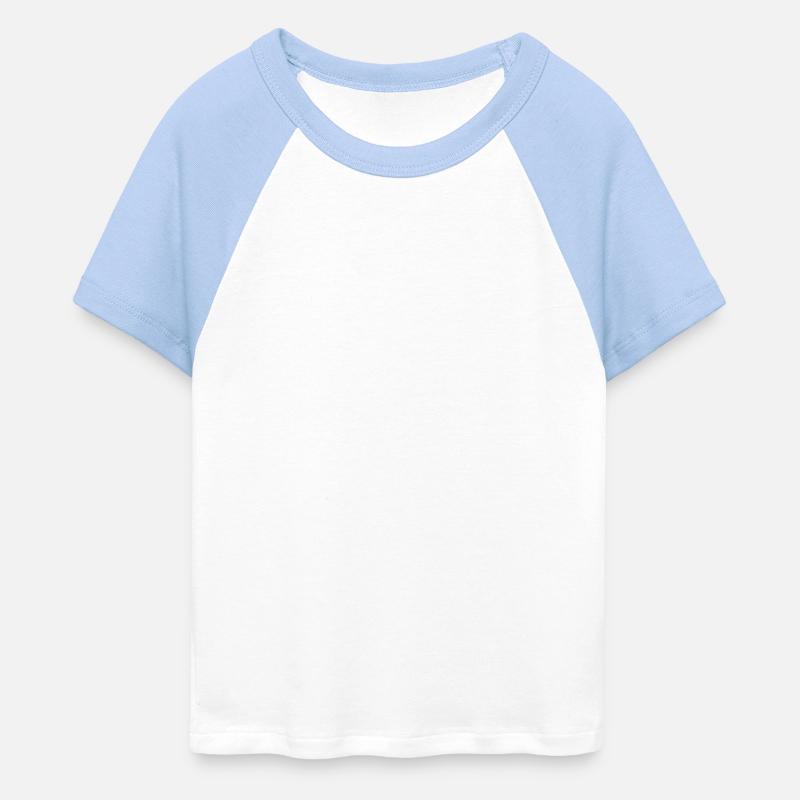 T-shirt Crop Top de Baseball Femme