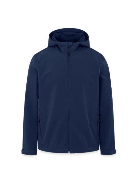 Recycelte Männer Softshell-Jacke von Stanley/Stella - Navy - Vorne
