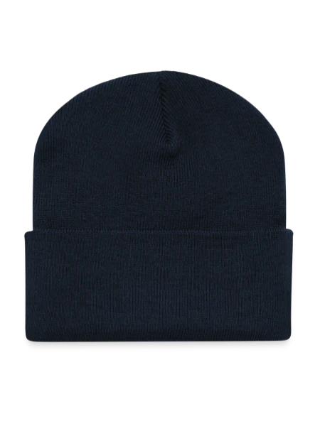Recycled Patch Beanie - french navy - Back