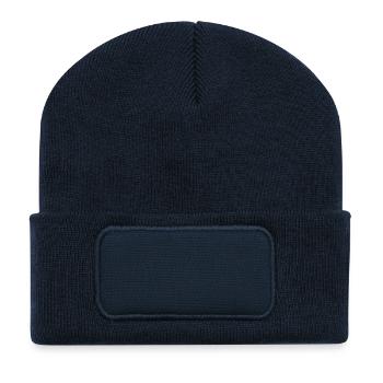 Beanie riciclato con toppa
