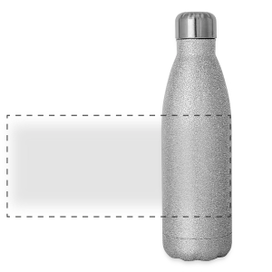 Gourde isotherme panoramique pailletée 500 ml