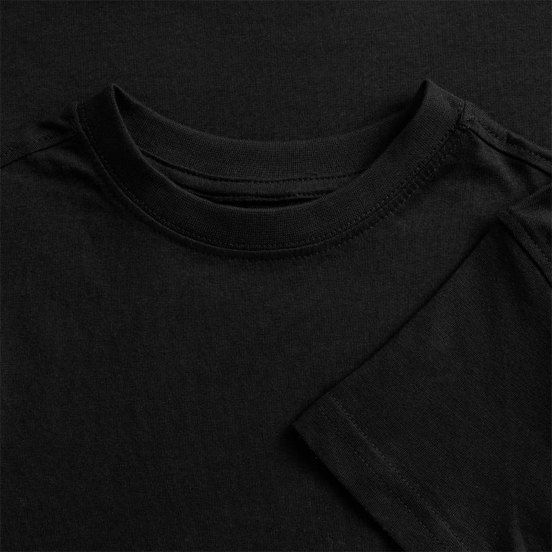 Cropped jersey-T-skjorte for tenåringer