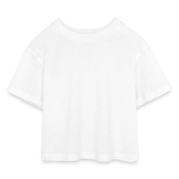 Cropped jersey-T-skjorte for barn