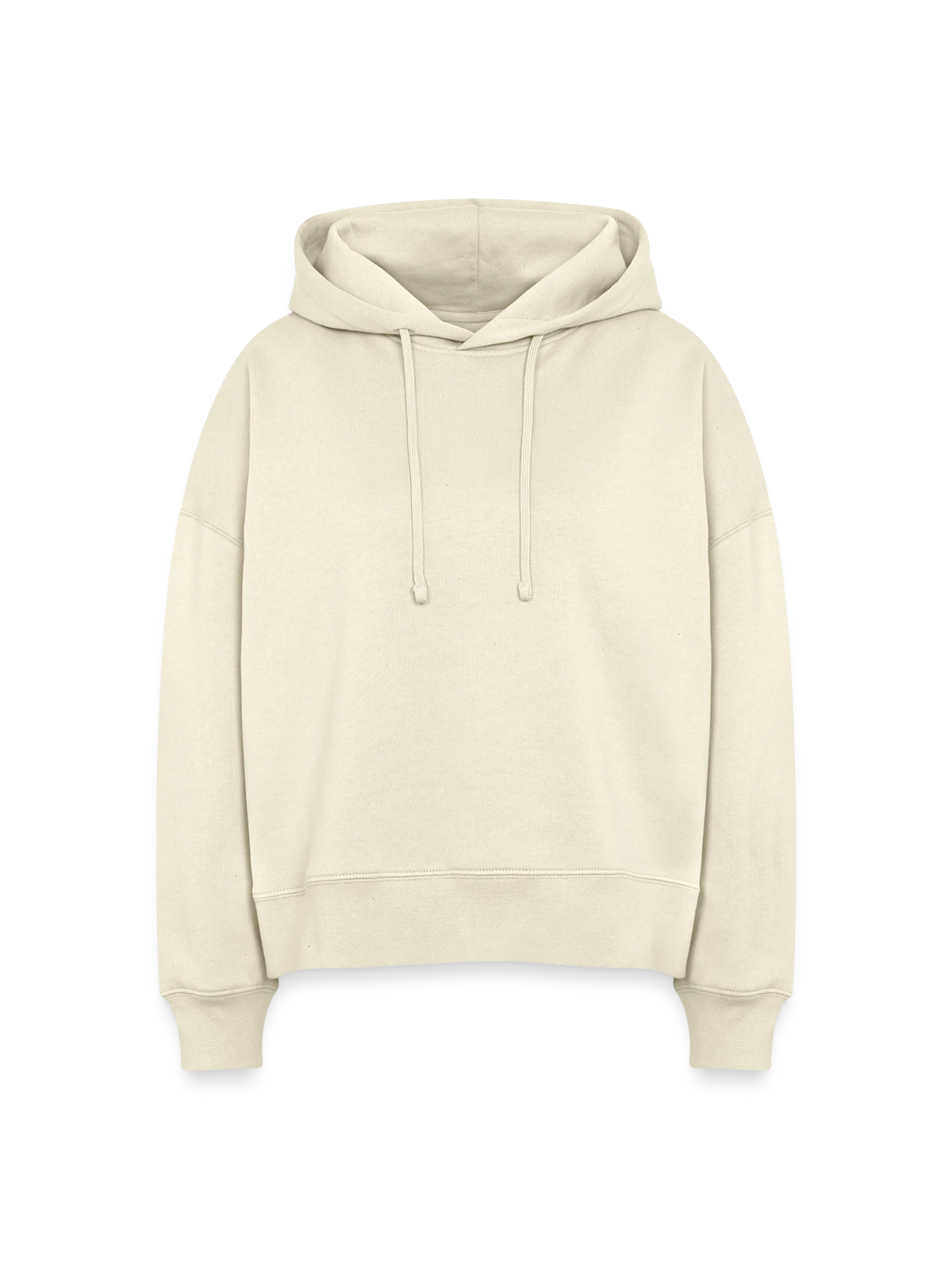 Stanley/Stella Boxy Women Organic Hoodie Nora - soft Ecru - Front