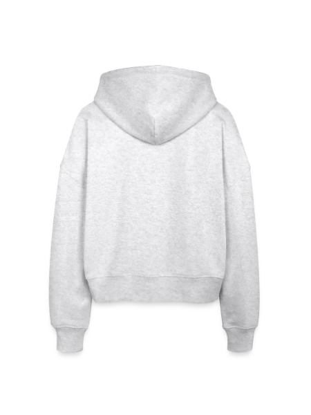 Stanley/Stella Boxy Women’s Organic Zip Hoodie Ida - heather white - Back