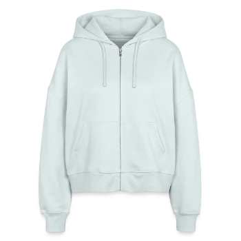 Stanley/Stella Boxy Women’s Organic Zip Hoodie Ida - blue ice